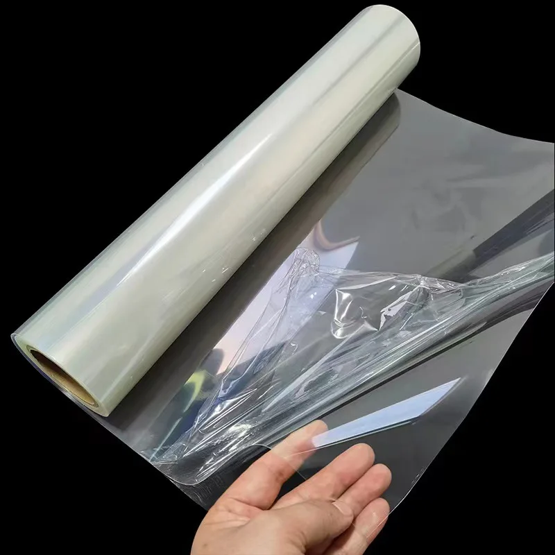 Flexible Photo Surface Protection Transparent Clear PVC PET Screen Sticker Crystal Cold Laminating Film Crystal Film