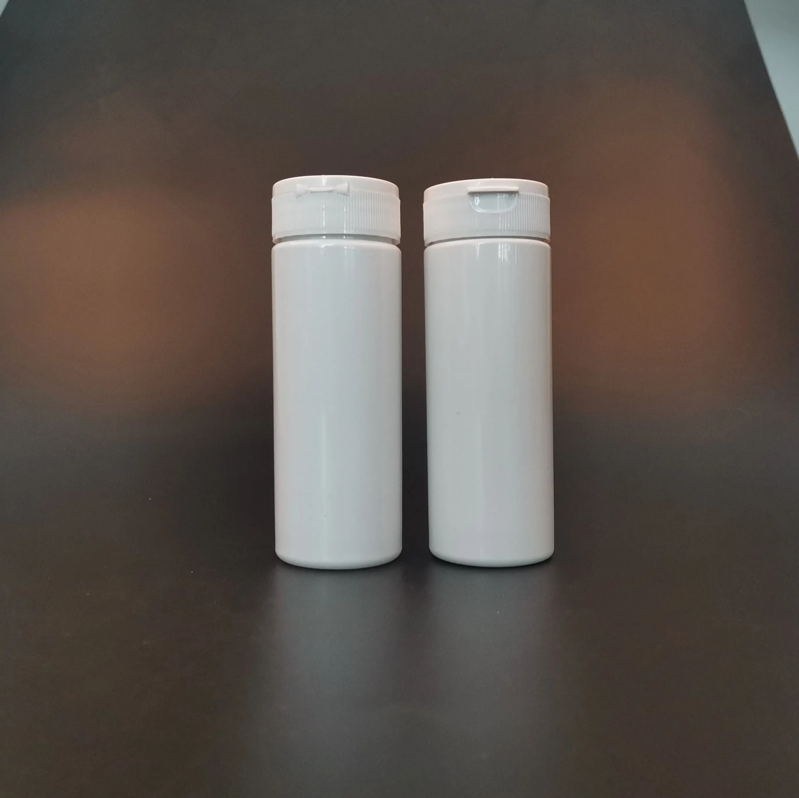 
200ml Pollen bottle PET Talcum powder bottle Spice bottles with Perforated clamshell 
