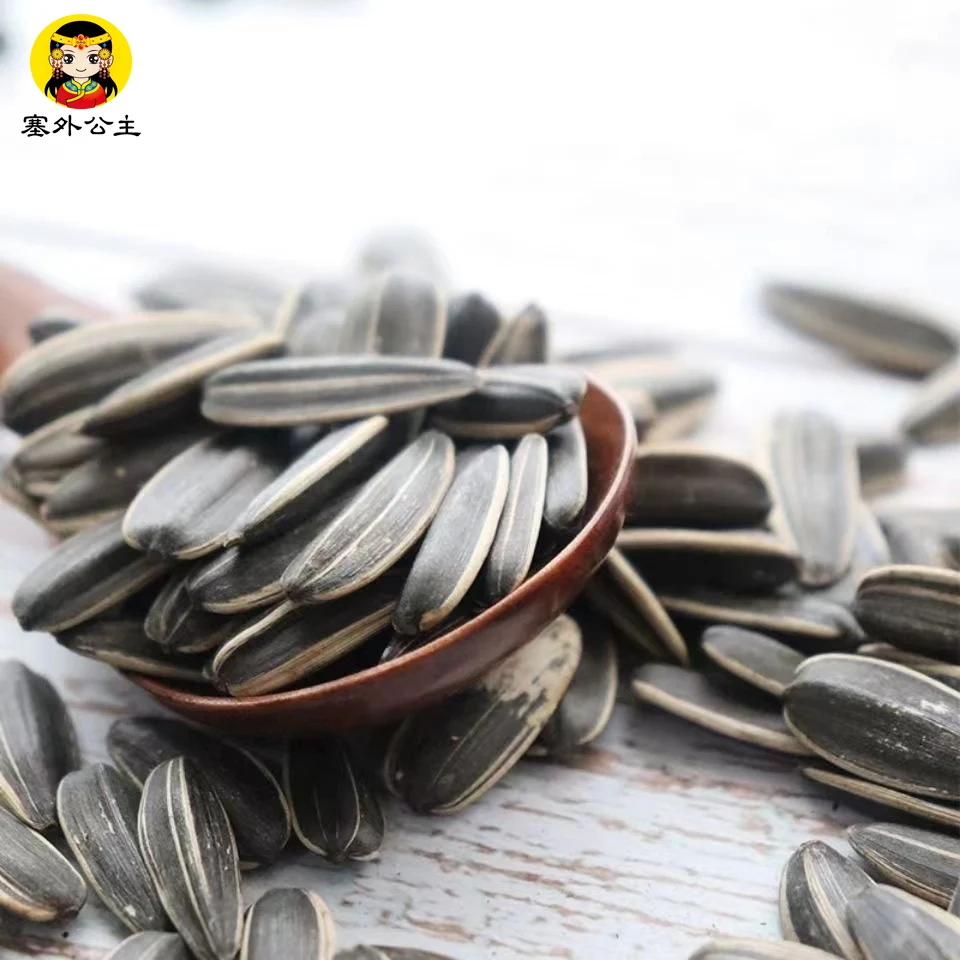 human type quality dried black and white striped sunflower seeds wholesale for sale