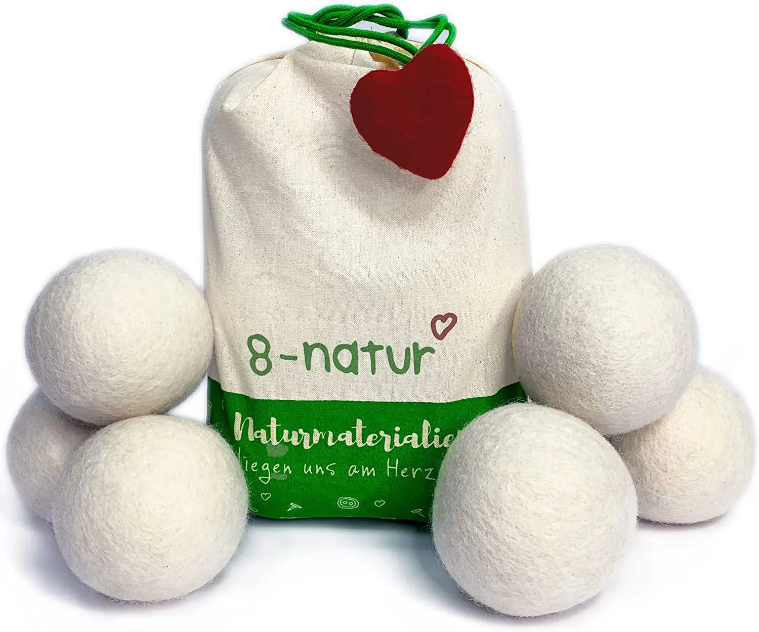 Best Selling Products 2025 New Trending in USA private label Organic Wool Dryer Balls for Laundry Washing Machine