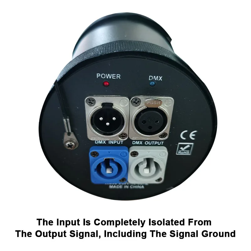 Igracelite 6-Way DMX512 RDM Distributor And Amplifier Mini Dmx Splitter For Stage Lighting