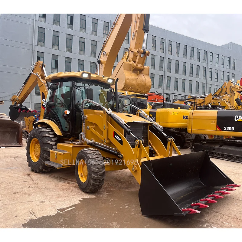 0 рабочих часов Новый экскаватор-погрузчик cat 420f дешевая цена гусеничная техника б/у retroexcavadora