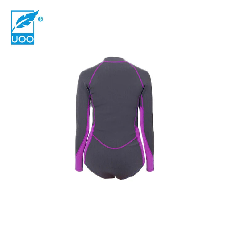 UOO Neoprene Custom Design Spring Wetsuit for Ladies with Front Zipper