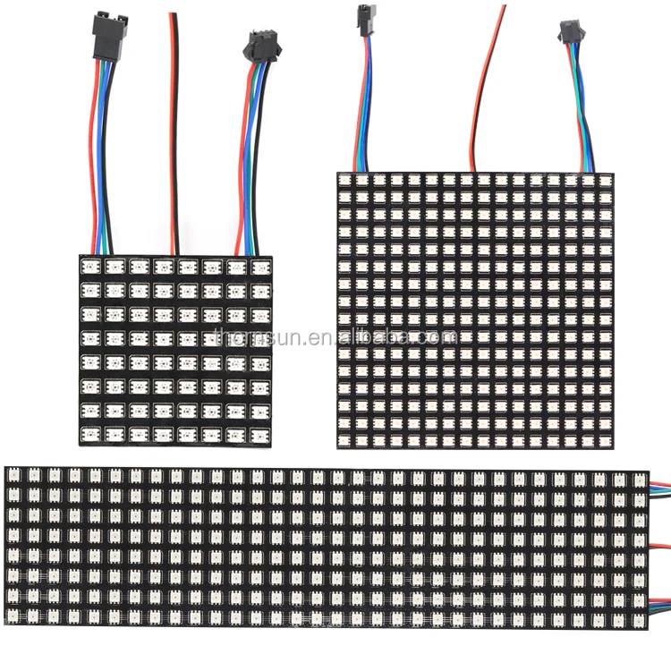 Гибкий светодиодный квадратный 16x16 матричный apa102 5050 rgb полноцветный дисплей 256 пикселей