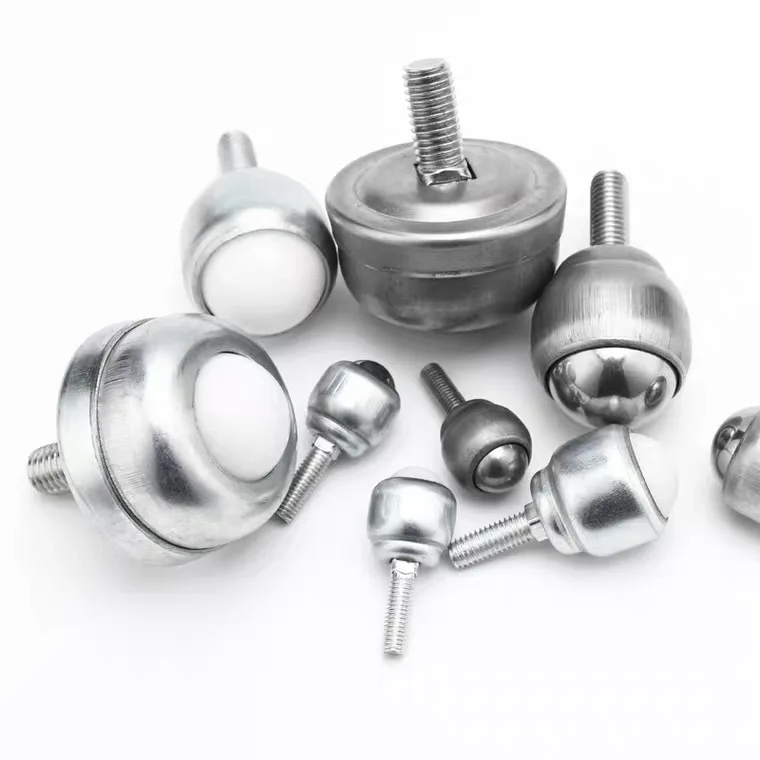 CY-25F Ball Castor CS Carbon Steel SS Stainless PL Plastic Nylon Ball With Screw Bolt Transfer Bearing Units