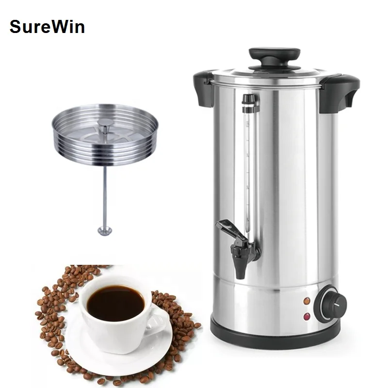 Manufacture cafetera coffee dispenser coffee maker stainless steel electric catering urn supplier for hotel bar restaurant