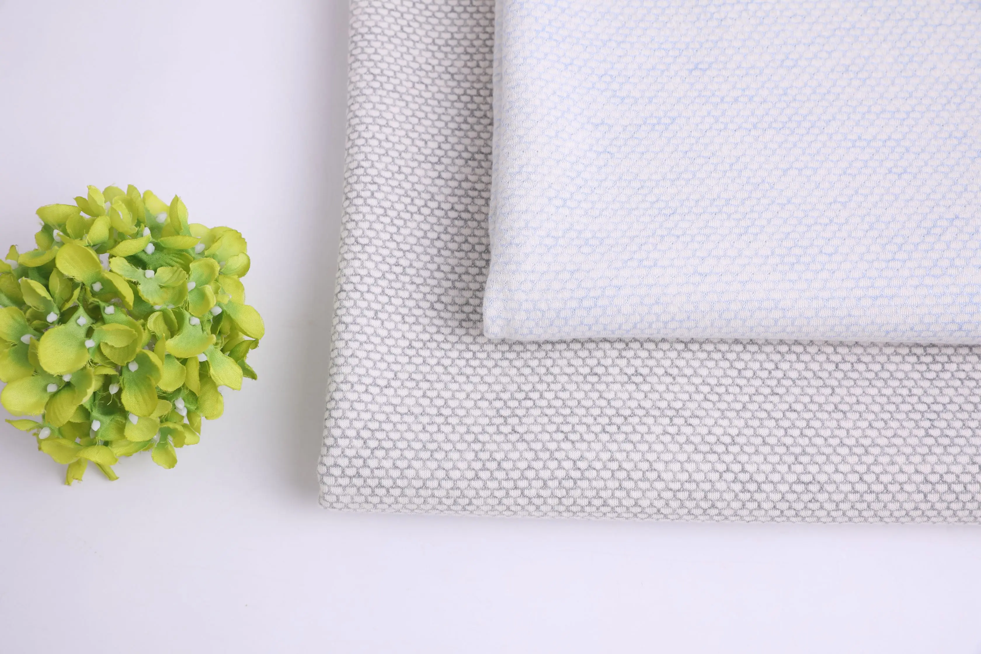 2024 Hot Selling Knitted Stripe 95% Organic Cotton 5% Spandex Fleece Micro Cotton Velvet Fabric for Garment