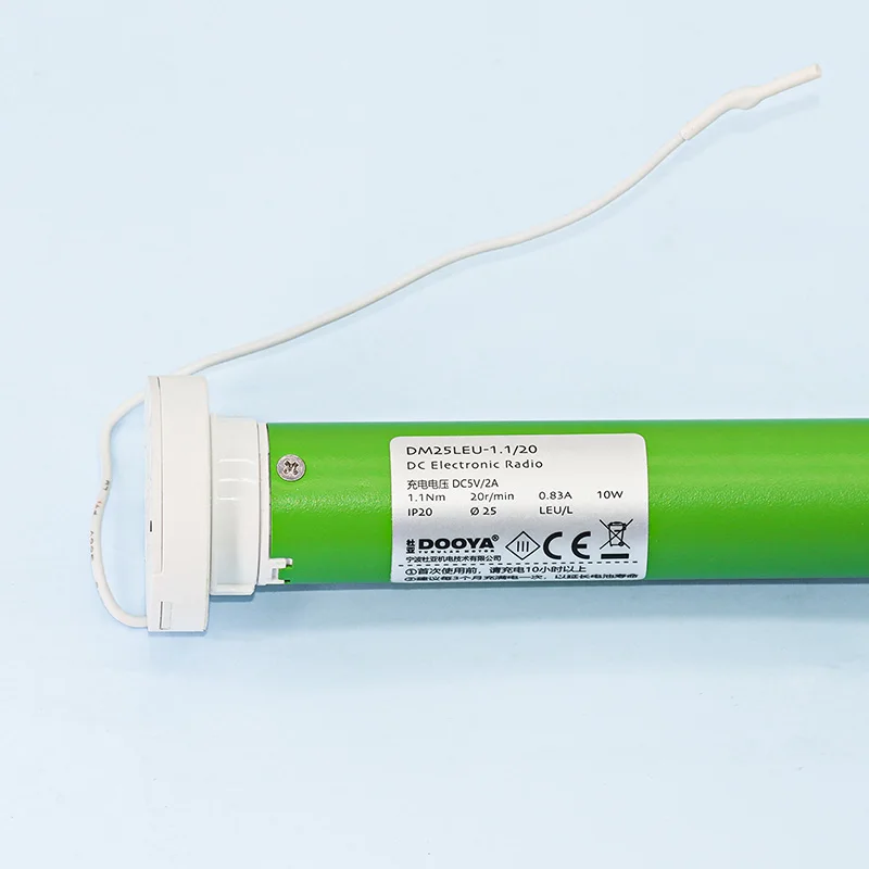 DOYA DM25LEU-1.1/20 lithium battery wholesale Smart Home Electric Motorized Roller Shutter blind Electronic Tubular Motor