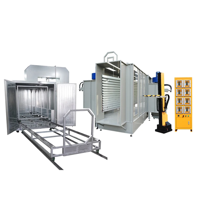 Large output automatic powder coating line system processing plant for aluminum profile
