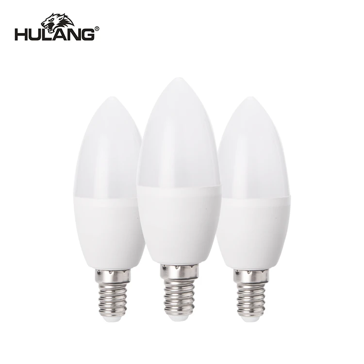 Factory price led bulb raw material aluminum+pc housing 3w 4w 5w Skd Parts Candle bulb E27 B22 led bulb lights