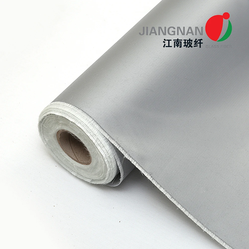 Waterproof and Fireproof PU Coated Fiberglass Fabric Fireproof Cloth For Fireproof Document Bag