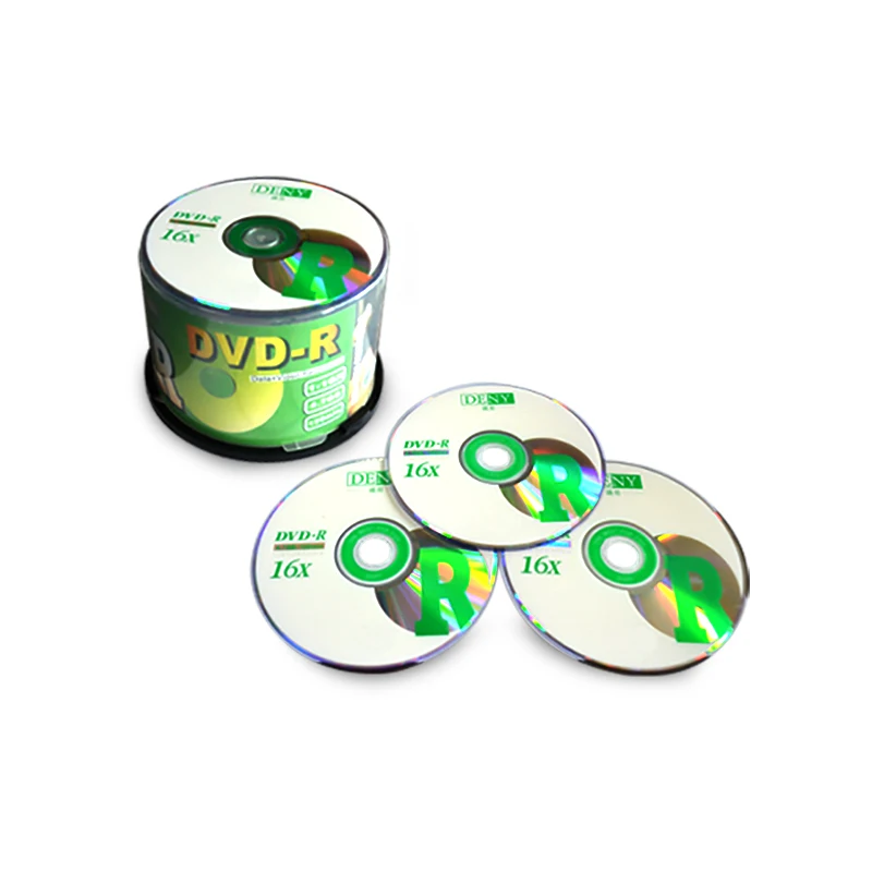 50 shrink wrap package printing dvd disk with 16x manufacture 4.7GB
