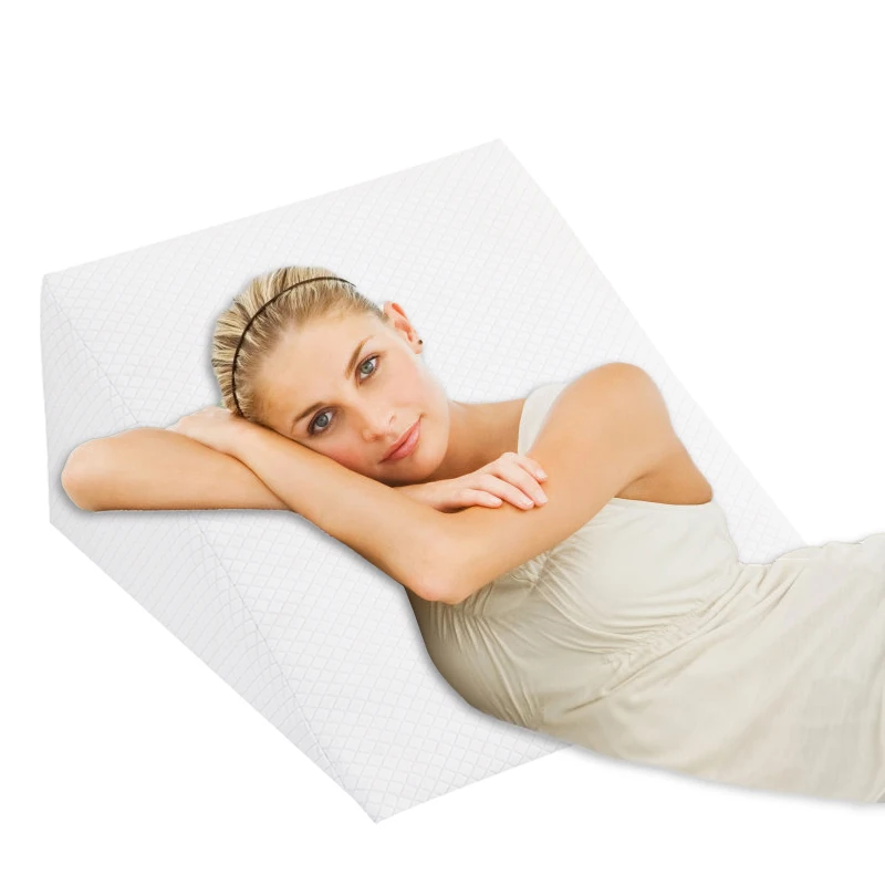 Headboard Sleeping Reading Rest Leg Elevation Back Support Triangle Wedge Bed Pillows