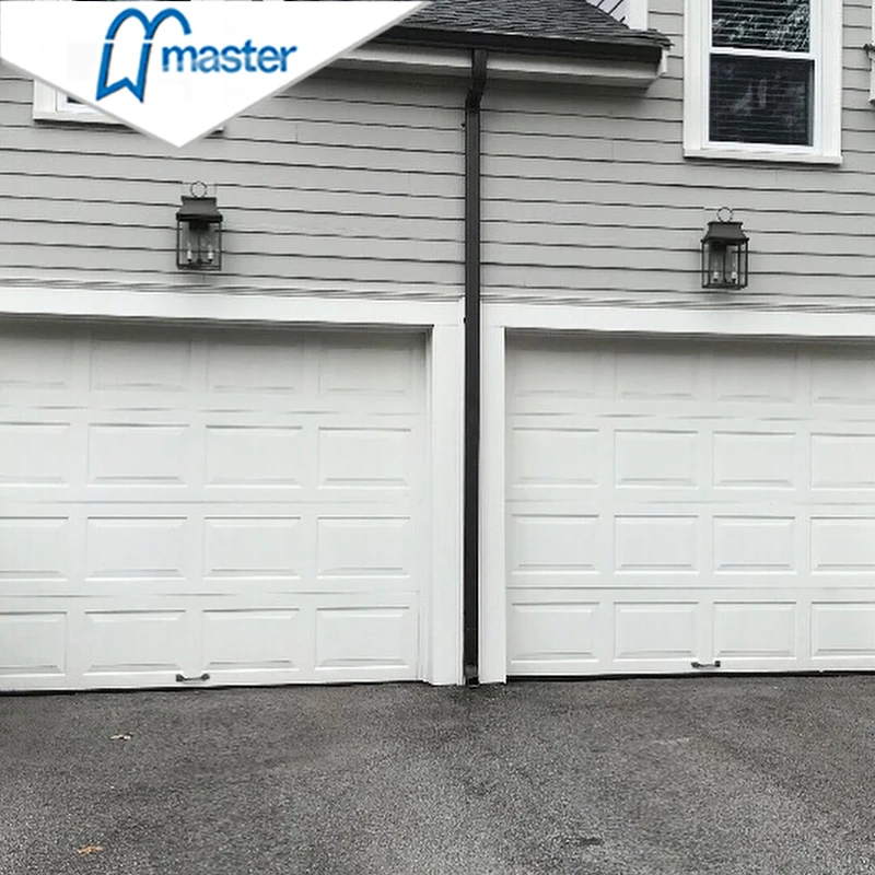 Professional Manufacturer Sandwich Construction Garage Door Sectional Overhead Garage Door