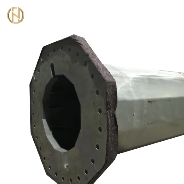 
30m Galvanized High Mast Lighting Steel Pole with Lowering/Raising Mechanism 