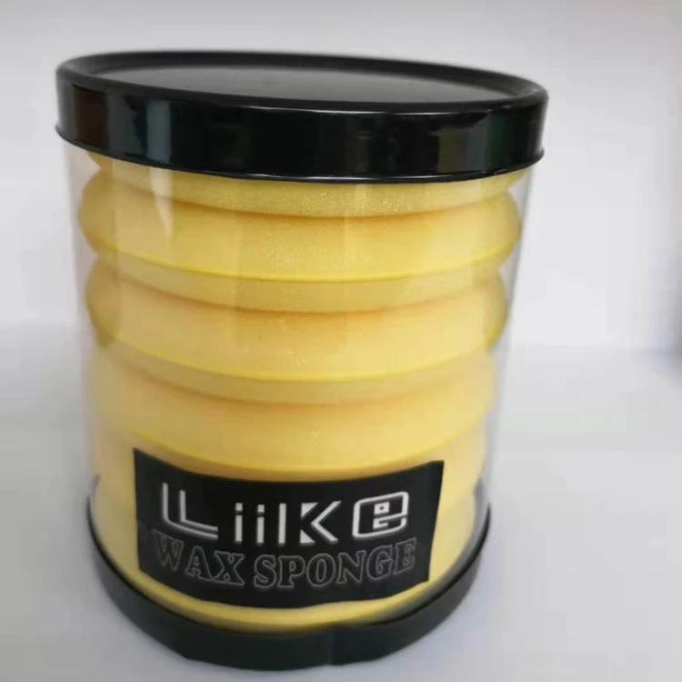 Round shape car cleaning sponge polishing foam pad