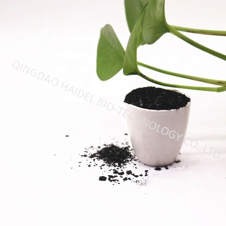 potassium humate/humic acid fulvate organic powder flake fertilizer