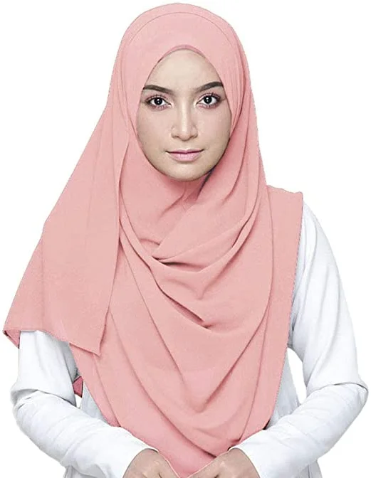 In Stock ladies headscarf pashmina scarves instant turban hijab Arab head scarf turkish islamic muslim headscarf for women