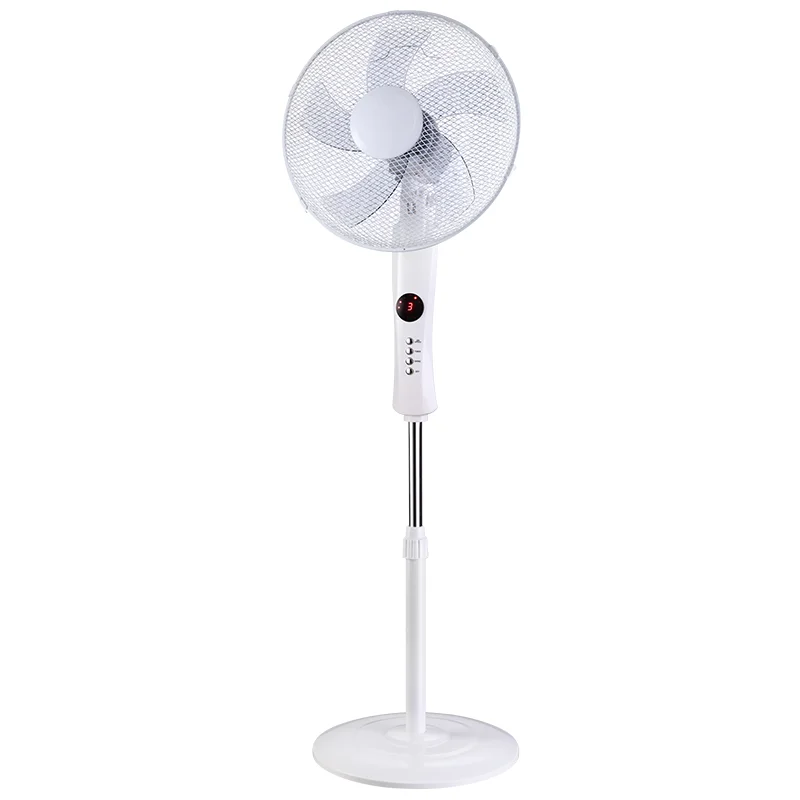 Customization White Smart Fan Fan Three-Speed Wind Speed With Remote Control Function Stand Fan 5 Abs Blade