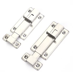 Stainless steel square door bolt with left & right direction door latch