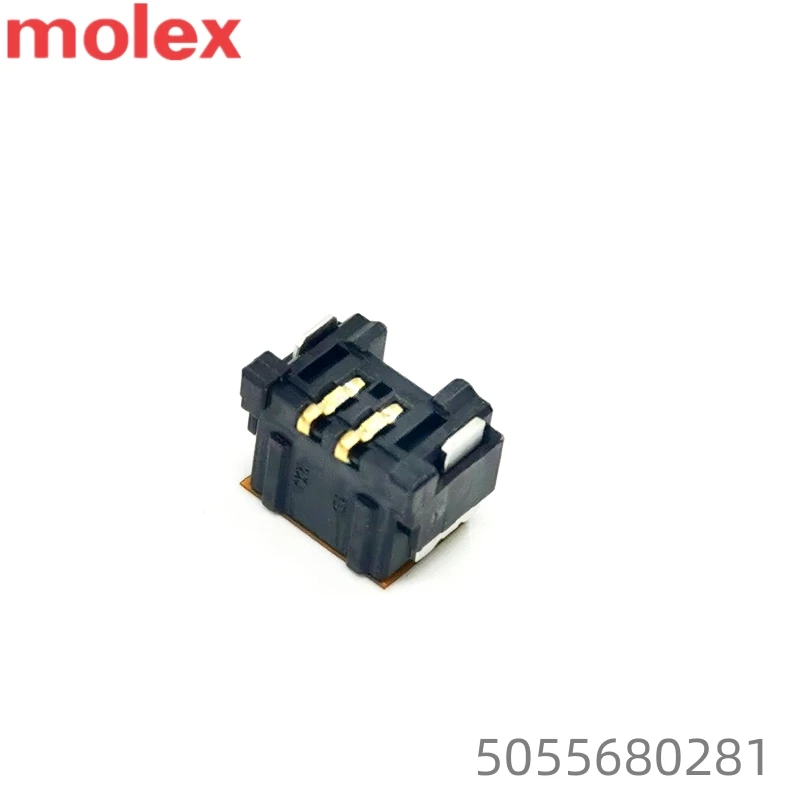 Genuine 1.25mm SMD Molex Connector 5055680281 Wire to Board 2 Pin Male PCB Surface Mount Black Header for Sale