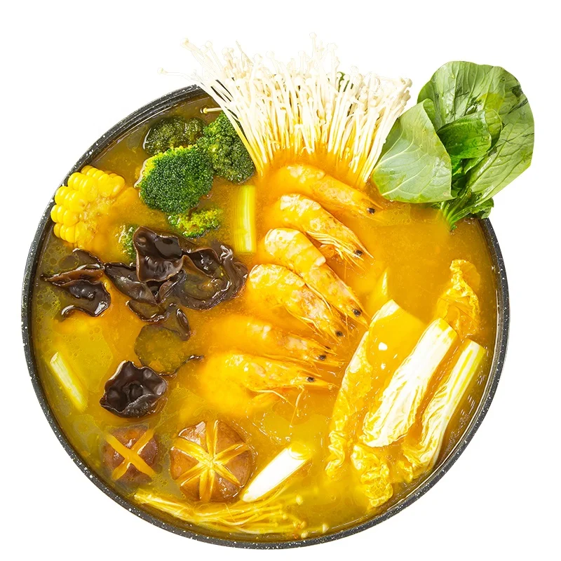 Fresh soup nonspicy flavor hot pot condiment for hotpot food seasonings factory delivery