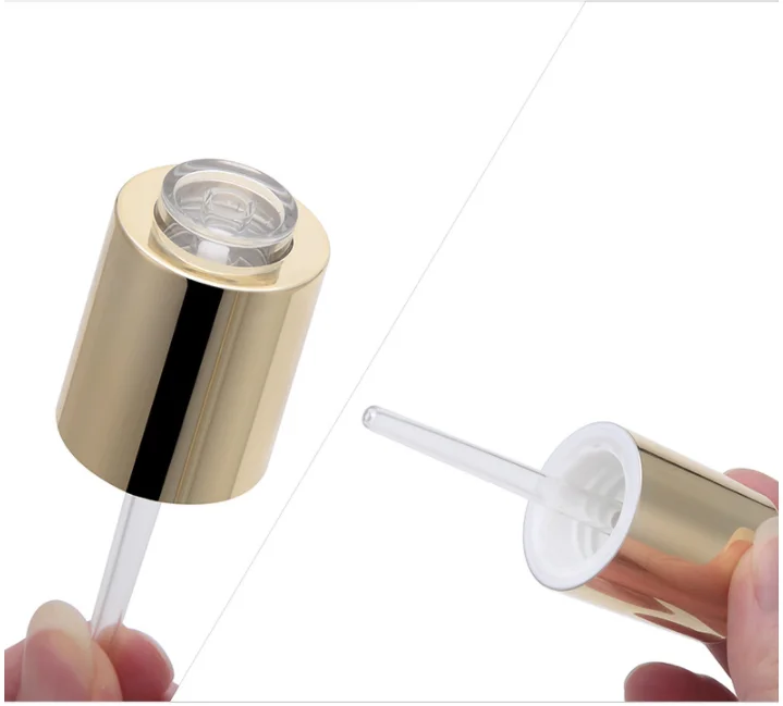 30ml glass dropper bottles self-priming pump essence oil bottle refillable perfume bottle