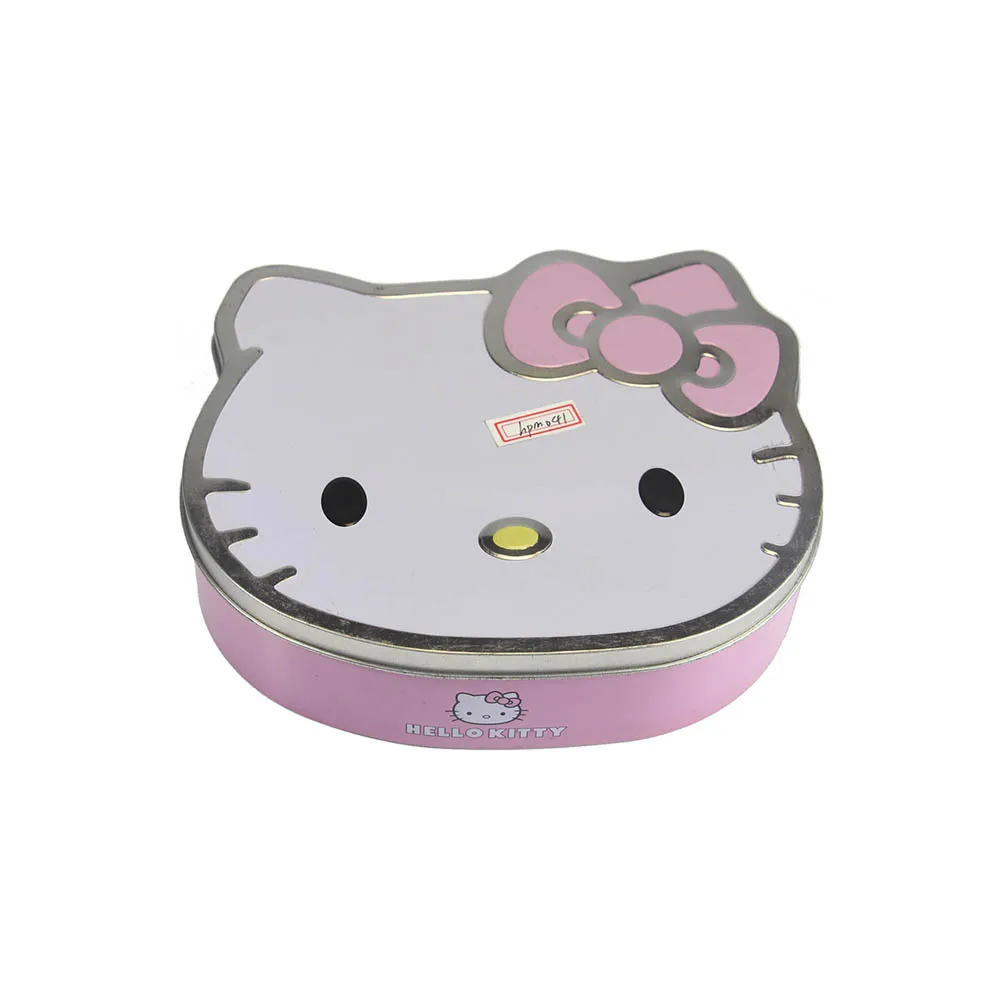 Direct Sell Cheap Kitty Cat Shape Metal Box  Metal Tins Candy Metal Boxes Cookie Snack Boxes For Sale