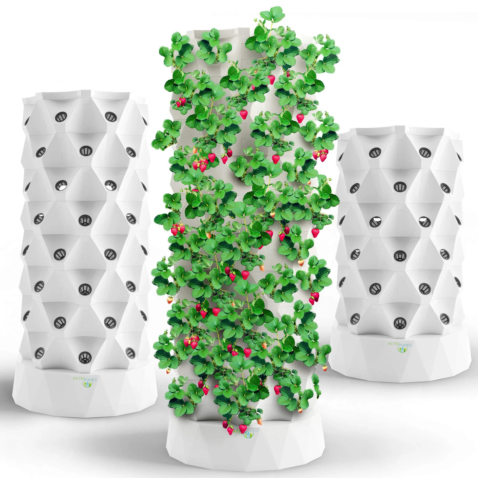 Greenhouse Vertical Hydroponics Food Grade ABS Tower Garden Growing System Pineapple Tower