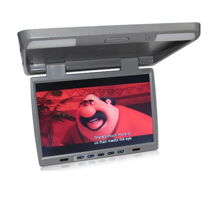 car tv ceiling screen car roof camera mount lcd monitor with av