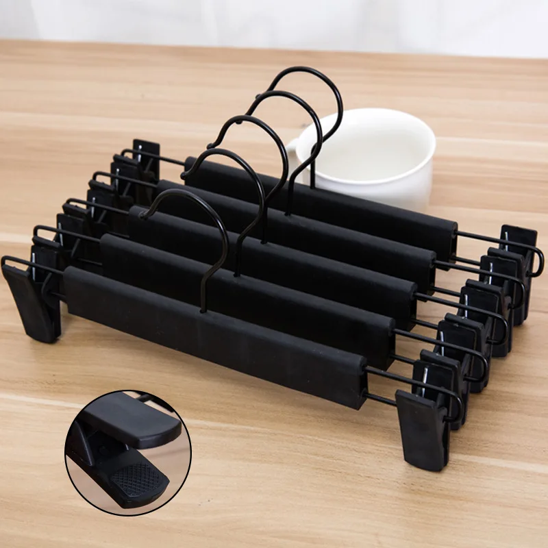Hot Sale Wholesales High Quality  Non Slip Clips Plastic Skirt Trouser Pants Hanger