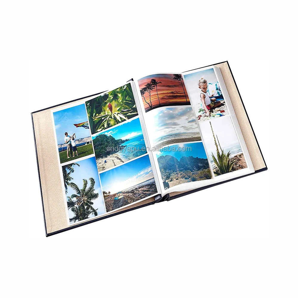 Photo Album 4x6 500 Pockets Pictures Extra Large Capacity Family Wedding Photo Album Holds Up 500 Horizontal and Vertical Photos