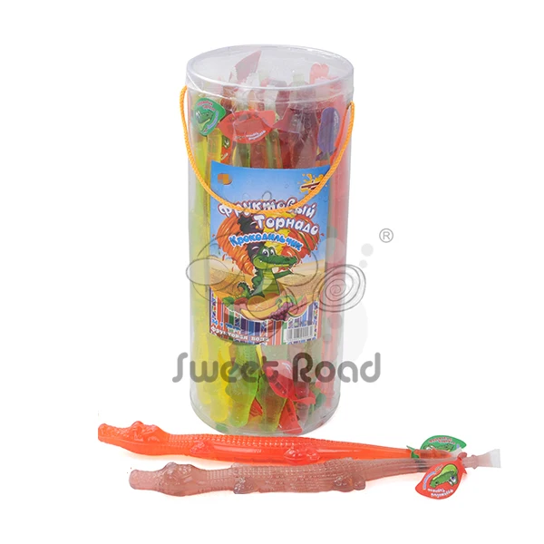 Jelly Product Type Crocodile Shaped Fun Jelly Candy Confectionary