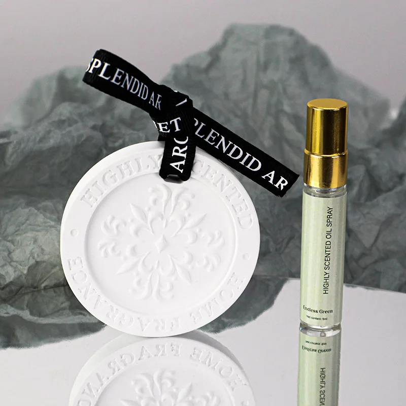 Customized Home/Wardrobe/Car Pendant Hanging Aromatherapy Gypsum Fragrance Essential Oil Scented Aroma Plaster Diffuser