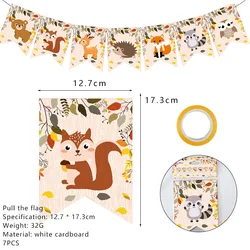 New Arrivals Wildland Series Baby Birthday Party Balloon Animal Balloons Tableware Suit