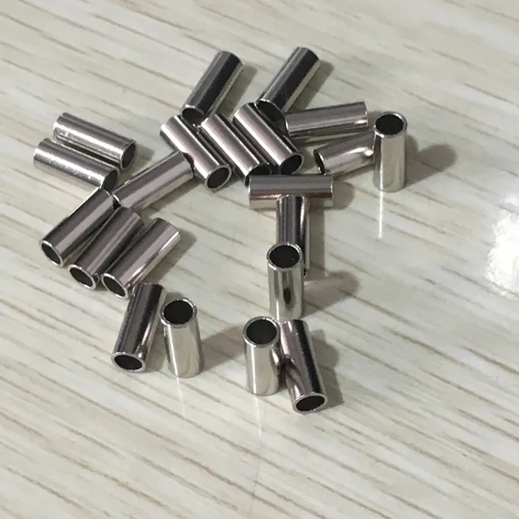 Stainless Steel Fishing Line Crimp Sleeve Copper Tube Sea Fishing Gear Fishing Accessories Line Tube