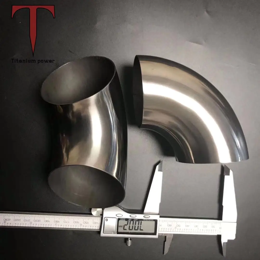 titanium 90degree elbow 38mm thickness 1.0mm R38 1.5inch malleable iron pipe fitting