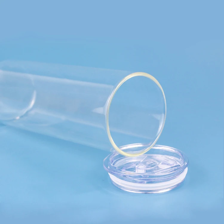 High quality sublimation 12oz 12 oz 16oz 25oz blanks ounce can shaped rainbow drinking frosted glass tumbler with straw