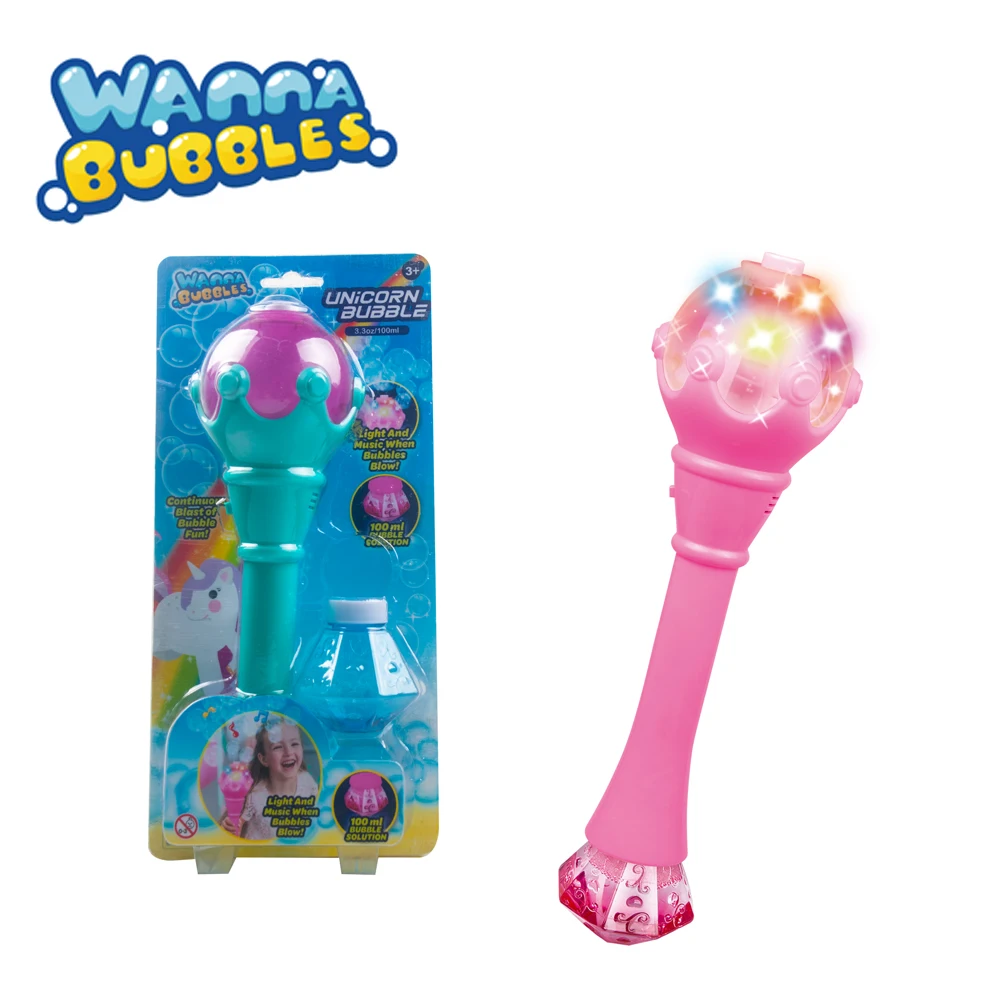 Novelty toy magic girl plastic stick maker wedding shoes light up soap bubbles with sound