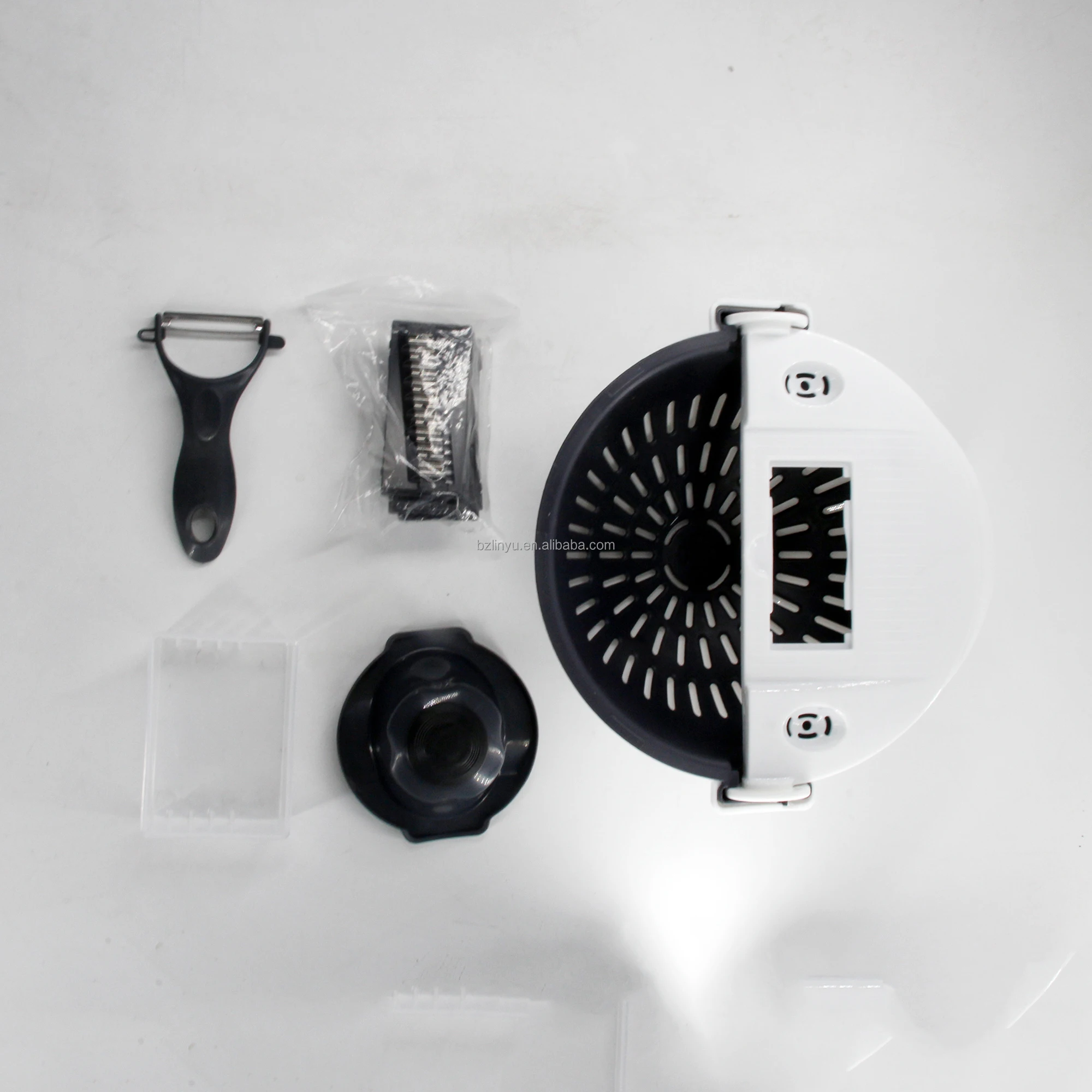 Home Kitchen Accessories Multi Functional Cutting Machine Manual Rotary Carrot Slicer Cutter Fruit Vegetable Tools