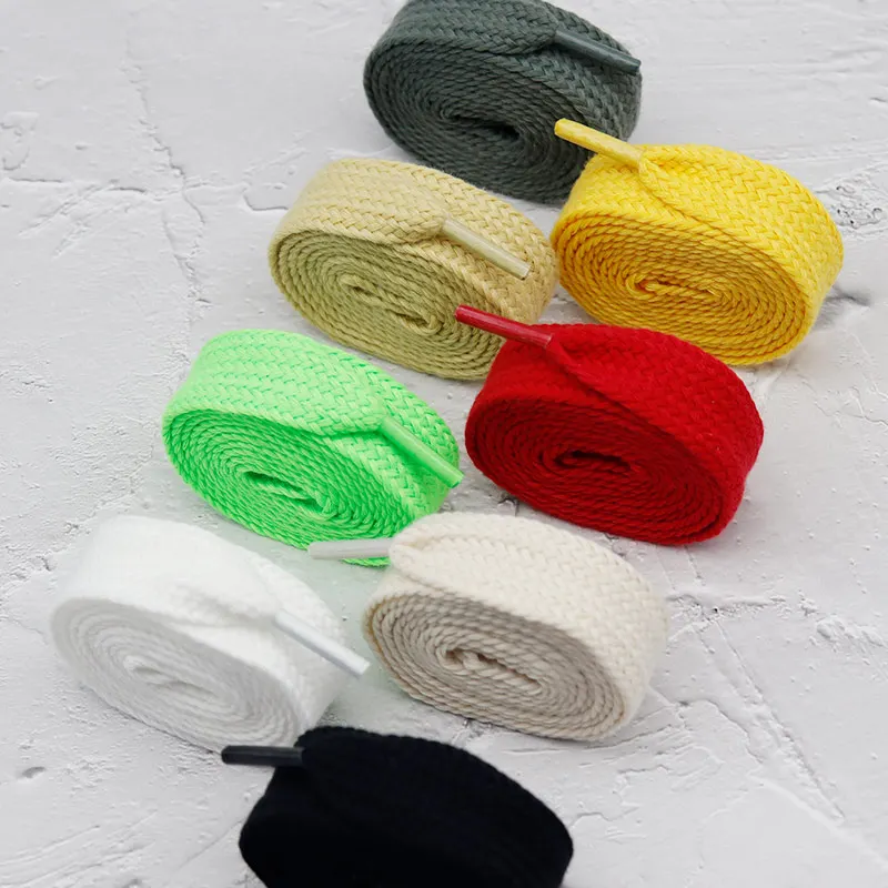 High Quality 3/4' Fat Shoe Laces 39'-55'Length Flat Thick Wide Jumbo Shoelaces Replacement Laces for Sneakers
