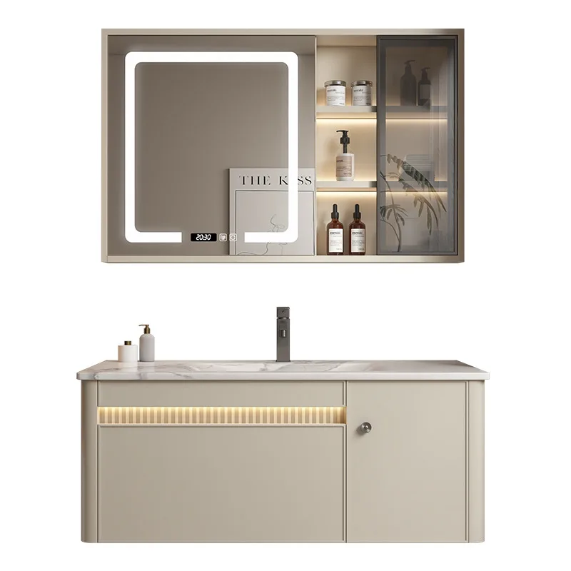 New Arrival Vanity Cabinets Cabinet With Mirror Wash & Basin For Hotel Bathroom