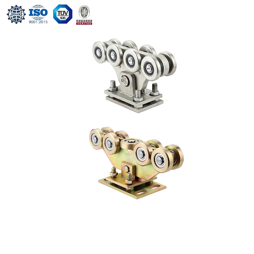 Self-supporting gate silver zinc cantilever gate wheel sliding trolley wheels