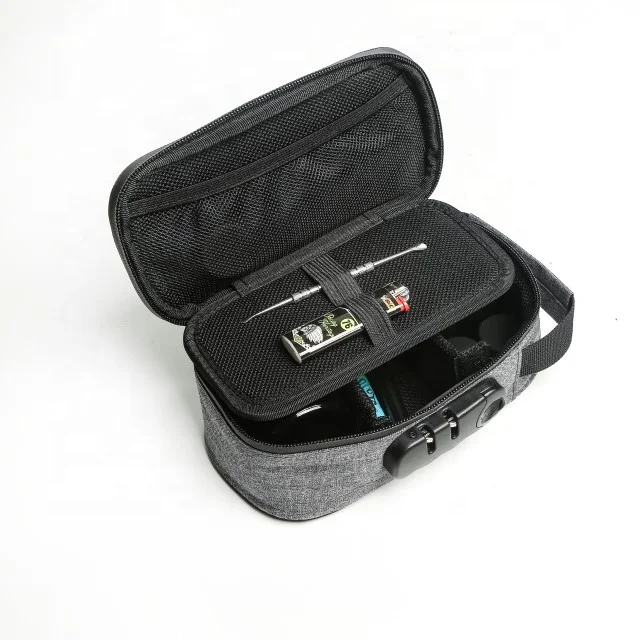 Smell Proof box Case with Combination Lock small size Odor Proof Bag for Grinders Vaporizers Rolling Accessories Eliminate Odor