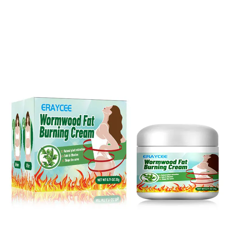 ERAYCEE Burning Wormwood Slimming Cream Massage Hot Tummy Tuck Moisturising Firming Body Skin Lazy Body Shaping