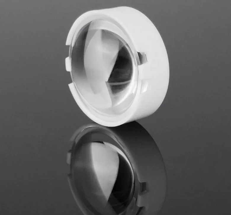 LED Flashlight Lens Optical Plano Convex Lens Diameter 23MM 6~60degree led lens