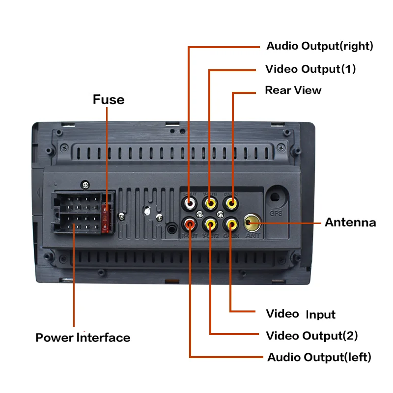 Leshida Новое поступление б/у автомобильное радио gps-навигация с обратной