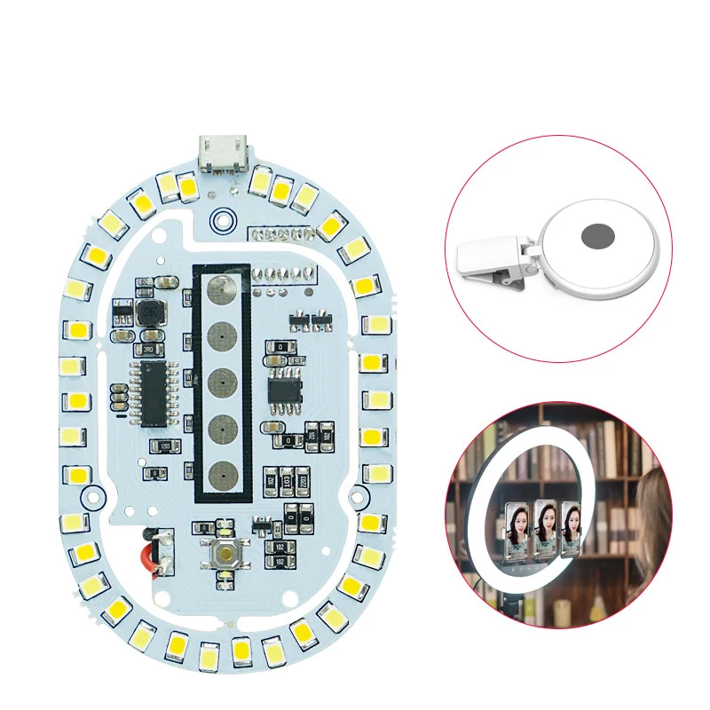 LED Adjustable Ring Gill Light PCBA Solution Development Manufacturer Mcpcb For led Light