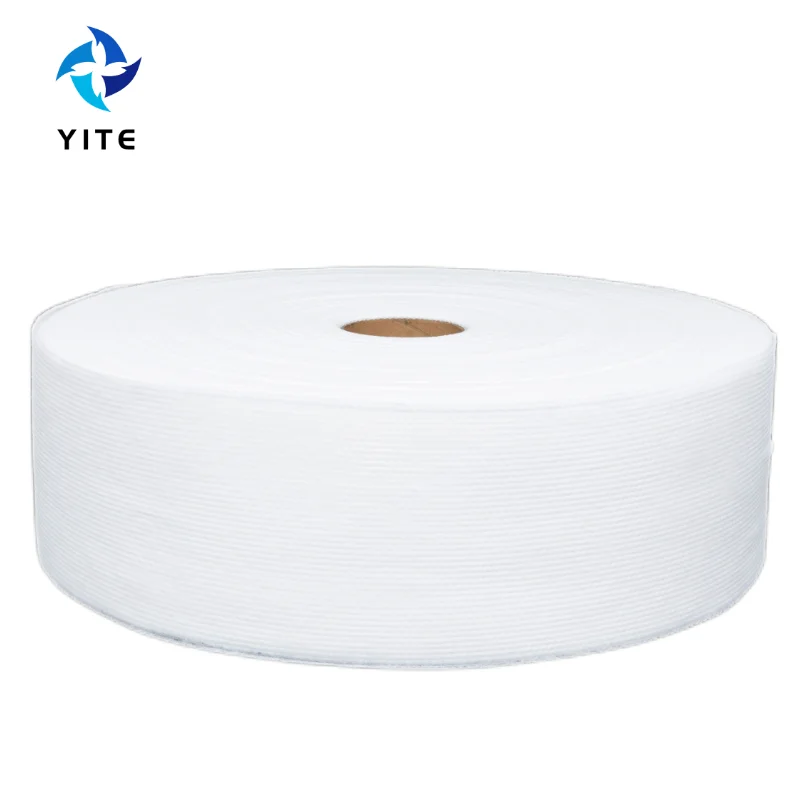 High Quality Hot Sale Nonwoven Topsheet for Diapers and Sanitary Napkin Raw Materials White Nonwoven Fabric Plain Lightweight