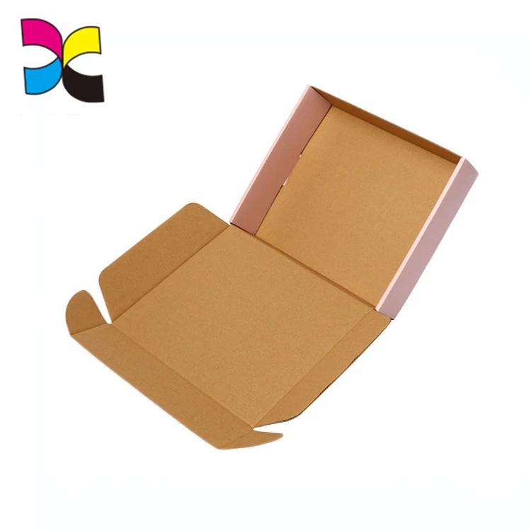Wholesale cheap customised logo full color print fruit kraft paper corrugated packaging boxes cake box